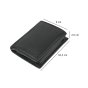 Cartera Police para Hombre de Piel Auténtica, Vertical, Pequeña, Dos Ventanas, Bolsillo con Cremallera, Monedero,… — interior