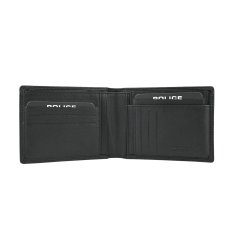 Cartera Police para Hombre de Piel Auténtica, Fina, Clásica con Tarjetero Extraíble, Caja de Regalo 2