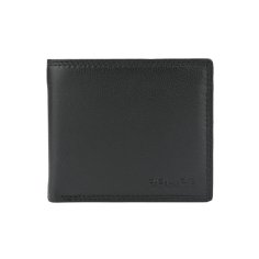 Police Men's Genuine Leather Wallet, Small Slim, No Window, with Coin Pocket, Gift Box
