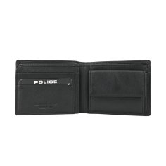 Cartera Police para Hombre de Piel Auténtica, Clásica con Monedero, Caja de Regalo 2