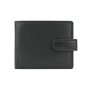 Police Men's Genuine Leather Wallet, Slim, Snap Button, No Coin Pocket, Gift Box