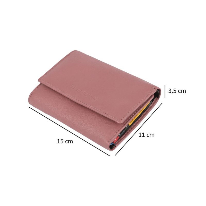 Laura Biagiotti Women's Genuine Leather Wallet, Multicolor Interior, Spacious, with Gift Box — view 9
