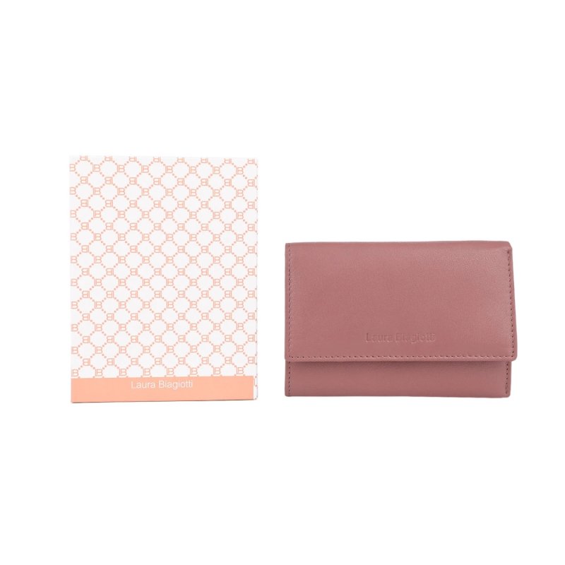 Laura Biagiotti Women's Genuine Leather Wallet, Multicolor Interior, Spacious, with Gift Box — view 10