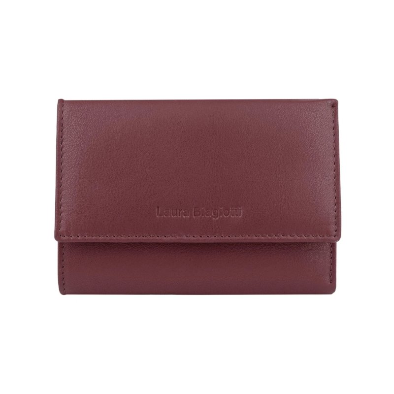 Laura Biagiotti Cartera Mujer De Piel Auténtica, Interior Multicolor, Amplia Con Caja de Regalo — vista 16