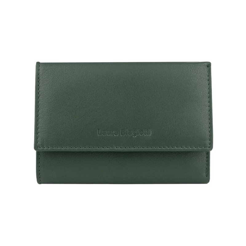 Laura Biagiotti Women's Genuine Leather Wallet, Multicolor Interior, Spacious, with Gift Box — view 21
