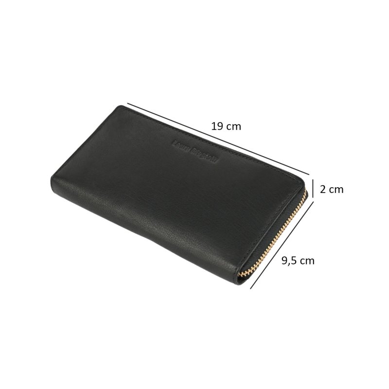 Laura Biagiotti Women's Genuine Leather Wallet, Multicolor Interior, Spacious, with Gift Box — view 7