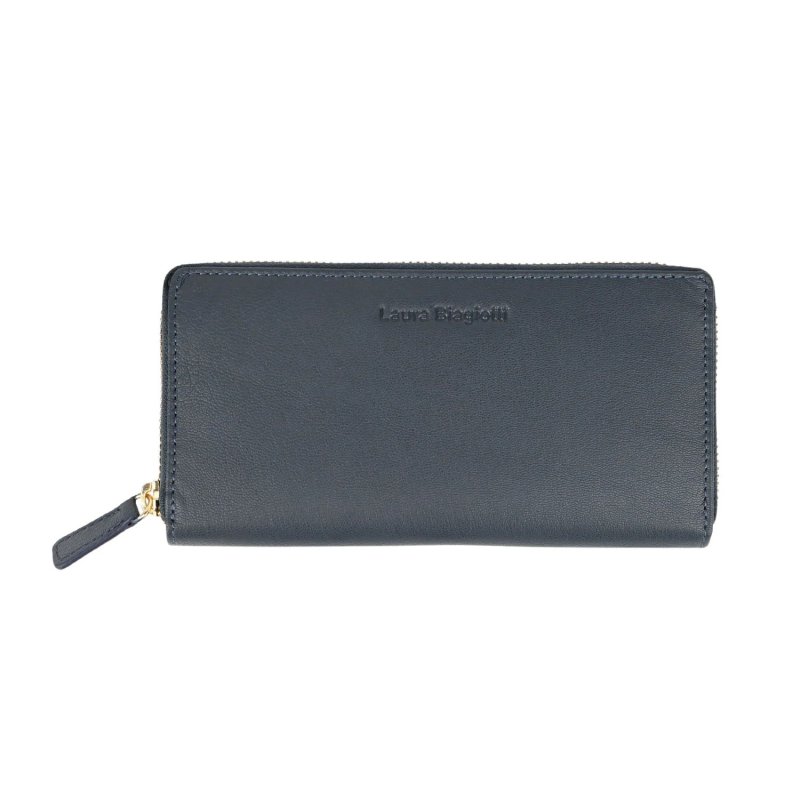 Laura Biagiotti Women's Genuine Leather Wallet, Multicolor Interior, Spacious, with Gift Box — view 9