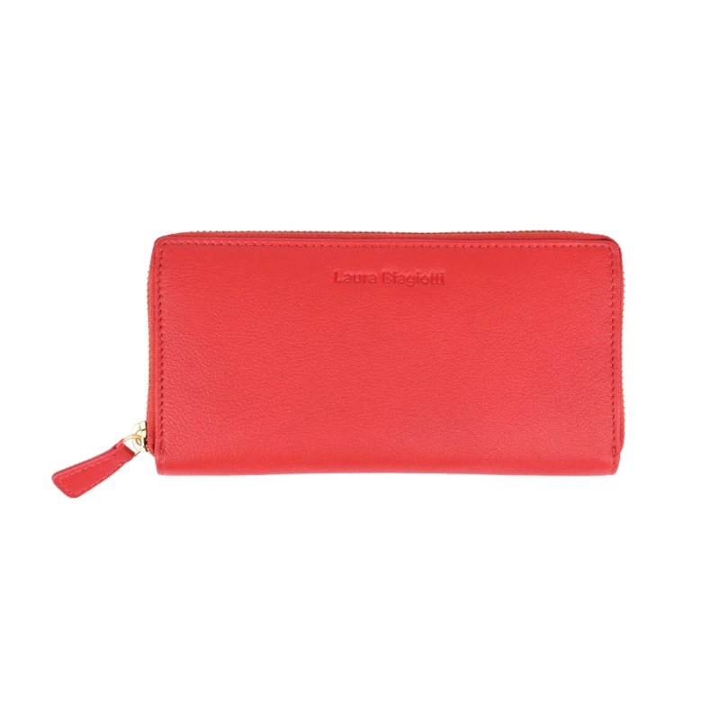 Laura Biagiotti Women's Genuine Leather Wallet, Multicolor Interior, Spacious, with Gift Box — view 17