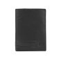 Lancetti Men's Vertical Genuine Leather Wallet with Coin Pocket and Box — logo detail