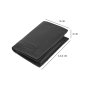 Lancetti Men's Vertical Genuine Leather Wallet with Coin Pocket and Box — view 9