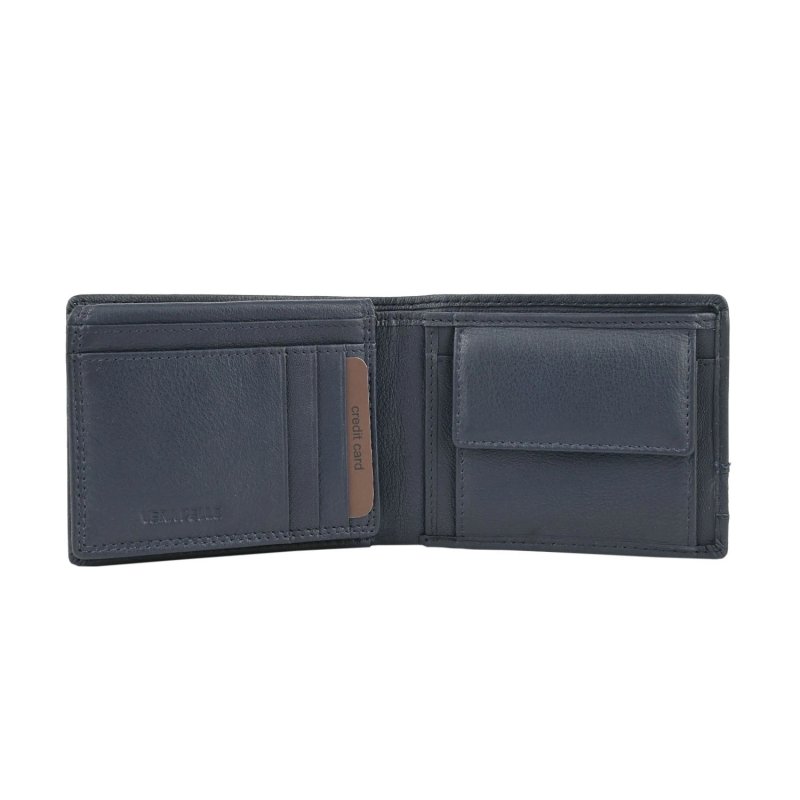 Cartera Lancetti para Hombre en Piel Auténtica, con Monedero y Caja — vista 9