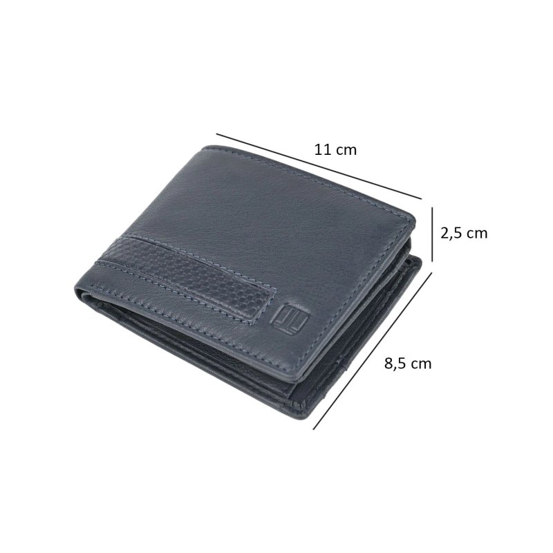 Lancetti Men's Genuine Leather Wallet, Classic or Slim, with Coin Pocket and Box — view 11