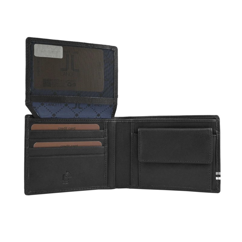 Lancetti Men's Genuine Leather Wallet, Classic or Slim, RFID, Gift Box — view 7