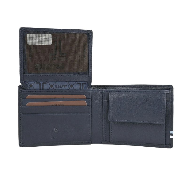 Lancetti Men's Genuine Leather Wallet, Classic or Slim, RFID, Gift Box — view 10
