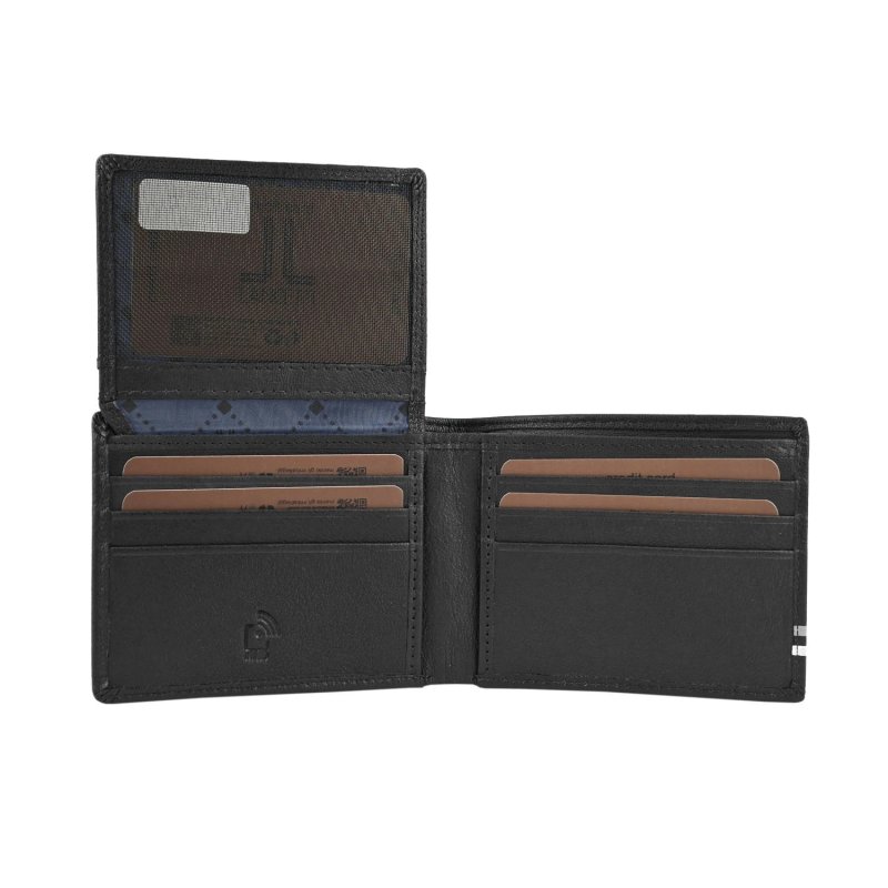 Lancetti Portefeuille Homme En Cuir Véritable, Sans Porte-Monnaie, Avec Porte-Cartes Et Boîte — vue 14