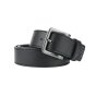 BIAGIOTTI HOMBRE, Cinturón Hombre Exterior PU Forro de Piel Auténtica, Alto 4 cm, Acortable Con Caja de Regalo — interior