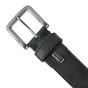 Biagiotti Men's Belt, PU Exterior with Leather Lining, 4 cm High, Shortenable, with Gift Box — detail