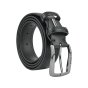 Biagiotti Men's Belt, PU Exterior with Leather Lining, 3.5 cm High, Shortenable, with Gift Box — front view