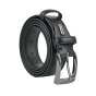 BIAGIOTTI HOMBRE, Cinturón Hombre Exterior PU Forro de Piel Auténtica, Alto 3,5 cm, Acortable Con Caja de Re… — vista frontal