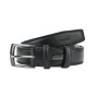 BIAGIOTTI HERREN, Herrengürtel Außenmaterial PU, Futter aus Echtleder, 3,5 cm Hoch, Kürzbar Mit Geschenkbox — Rückansicht