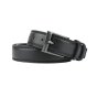 BIAGIOTTI HOMBRE, Cinturón Hombre Exterior PU Forro de Piel Auténtica, Alto 3,5 cm, Acortable Con Caja de Regalo — interior