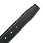 BIAGIOTTI HOMME, Ceinture Homme Extérieur PU Doublure en Cuir Véritable, Hauteur 3,5 cm, Raccourcissable Avec … — détail logo