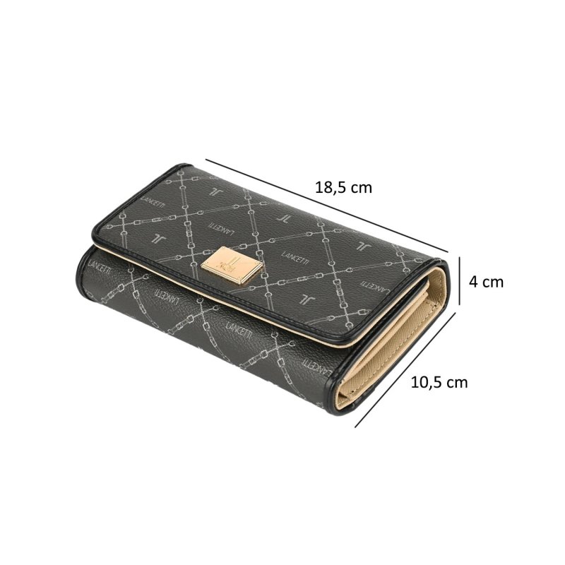 Lancetti Portefeuille Femme Spacieux en Similicuir PU avec Boîte Cadeau — vue 11