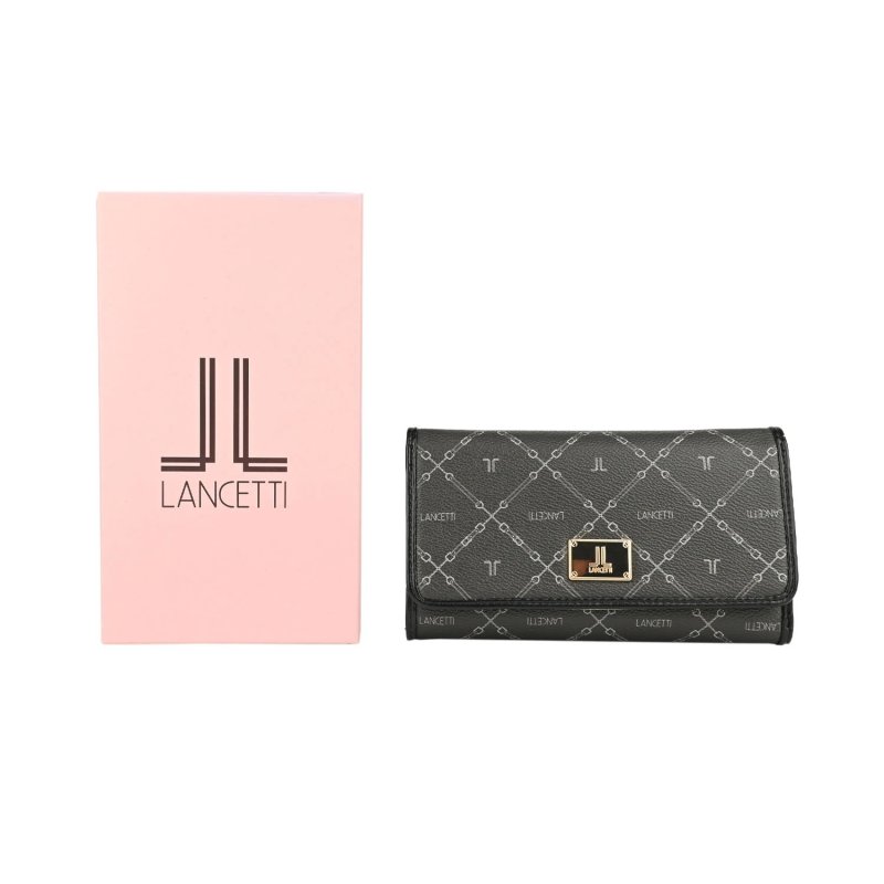 Lancetti Women's Spacious Faux Leather PU Wallet 509-68, With Gift Box — view 12