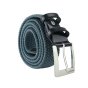 Biagiotti Elastic Woven Belt, Men and Women, With Genuine Leather Inserts and Gift Box — view 113