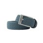 Biagiotti Elastic Woven Belt, Men and Women, With Genuine Leather Inserts and Gift Box — view 115