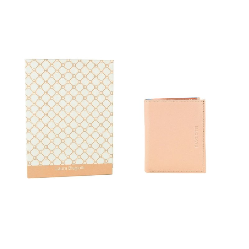 BIAGIOTTI, Tarjetero de Crédito en Piel Auténtica, Unisex Hombre y Mujer, Interior Multicolor Con Bolsillo y Caja — vista 20