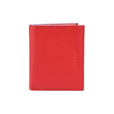 Biagiotti Unisex Genuine Leather Credit Card Holder, Multicoloured Interior, With Pocket and Box 2