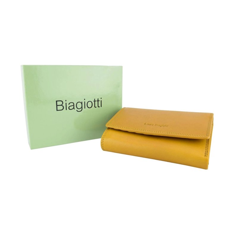 Laura Biagiotti Women's Wallet in Genuine Leather, Compact, With Gift Box 156 — view 55