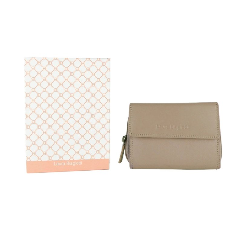 Laura Biagiotti Portefeuille Femme en Cuir Véritable, Spacieux avec Boîte Cadeau 208 — vue 48