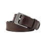 Cinturón Police para Hombre de Piel Genuina, Alto 4 cm, Hebilla Sin Níquel, Acortable, Con Costuras — vista 7