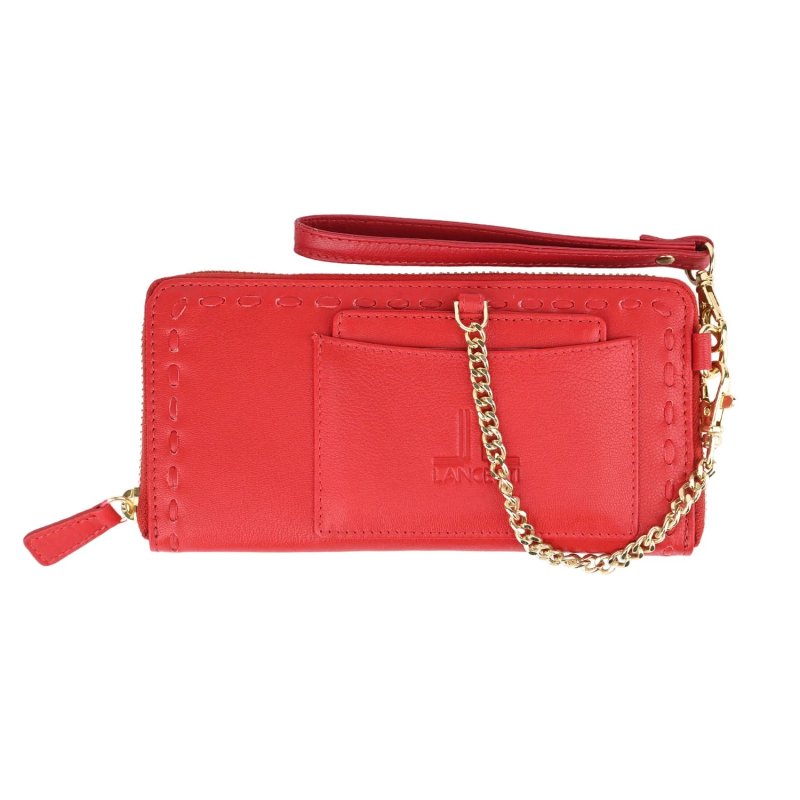 Lancetti Cartera Mujer De Piel Auténtica, Amplia Con Portatarjetas Extraíble, Con Caja de Regalo — vista 21