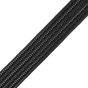 Police Men's Elastic Woven Belt in Genuine Leather, Comfortable and Can Be Shortened, 3.5 cm High — detail
