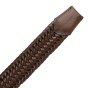 Police Men's Elastic Woven Belt in Genuine Leather, Comfortable and Can Be Shortened, 3.5 cm High — view 17