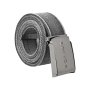 Police Men's and Women's Canvas Belt, With Sliding Military Buckle, 125 cm Length, Adjustable and Can Be Shortened, 4 cm High