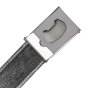 Police Men's and Women's Canvas Belt, With Sliding Military Buckle, 125 cm Length, Adjustable and Can Be Shorten… — back view