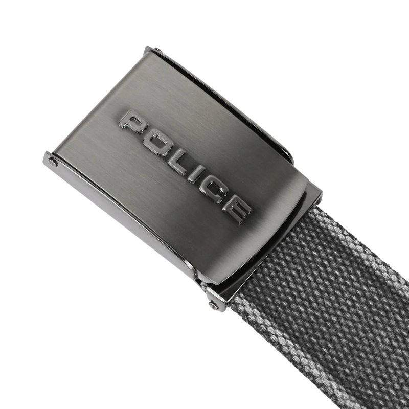 Police Men's and Women's Canvas Belt, With Sliding Military Buckle, 125 cm Length, Adjustable and Can Be Shortened,… — view 7