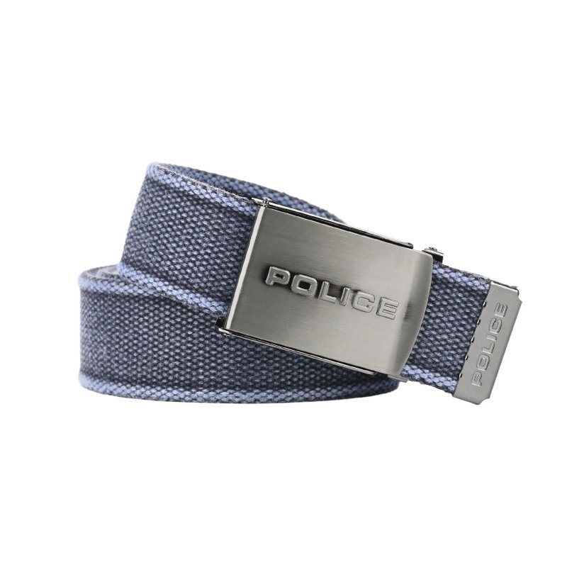 Police Men's and Women's Canvas Belt, With Sliding Military Buckle, 125 cm Length, Adjustable and Can Be Shortened… — view 11