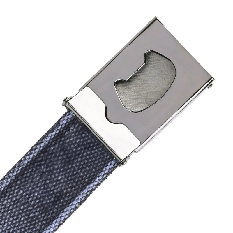 Police Men's and Women's Canvas Belt, With Sliding Military Buckle, 125 cm Length, Adjustable and Can Be Shortened… — view 12