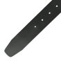 Police Ceinture Homme en Cuir Véritable, Avec Boucle à Ancrage, Raccourcissable, Hauteur 4 cm — détail logo