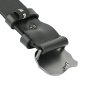 Police Men's Belt in Genuine Leather with Anchor Buckle, Shortenable, 4 cm High — view 7