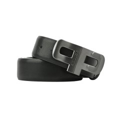 Police Men's Belt in Genuine Leather with Anchor Buckle, Shortenable, 3.5 cm High 2