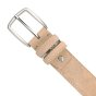 Police Suede Belt for Men and Women, Genuine Leather, Shortenable, 3.5 cm High — back view