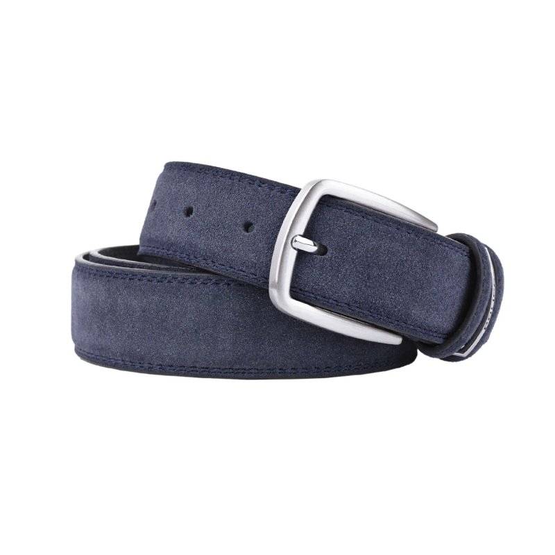 Police Suede Belt for Men and Women, Genuine Leather, Shortenable, 3.5 cm High — view 8