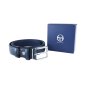 Sergio Tacchini Ceinture Homme Extérieur Similicuir Intérieur Doublure en Cuir, à Double Couture, Boucle Sans Nickel — vue 18