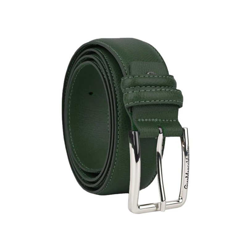 GIANMARCO VENTURI Gürtel aus Echtleder, Unisex für Herren und Damen, Made in Italy, Kürzbar, 3,5 cm, Mit Box